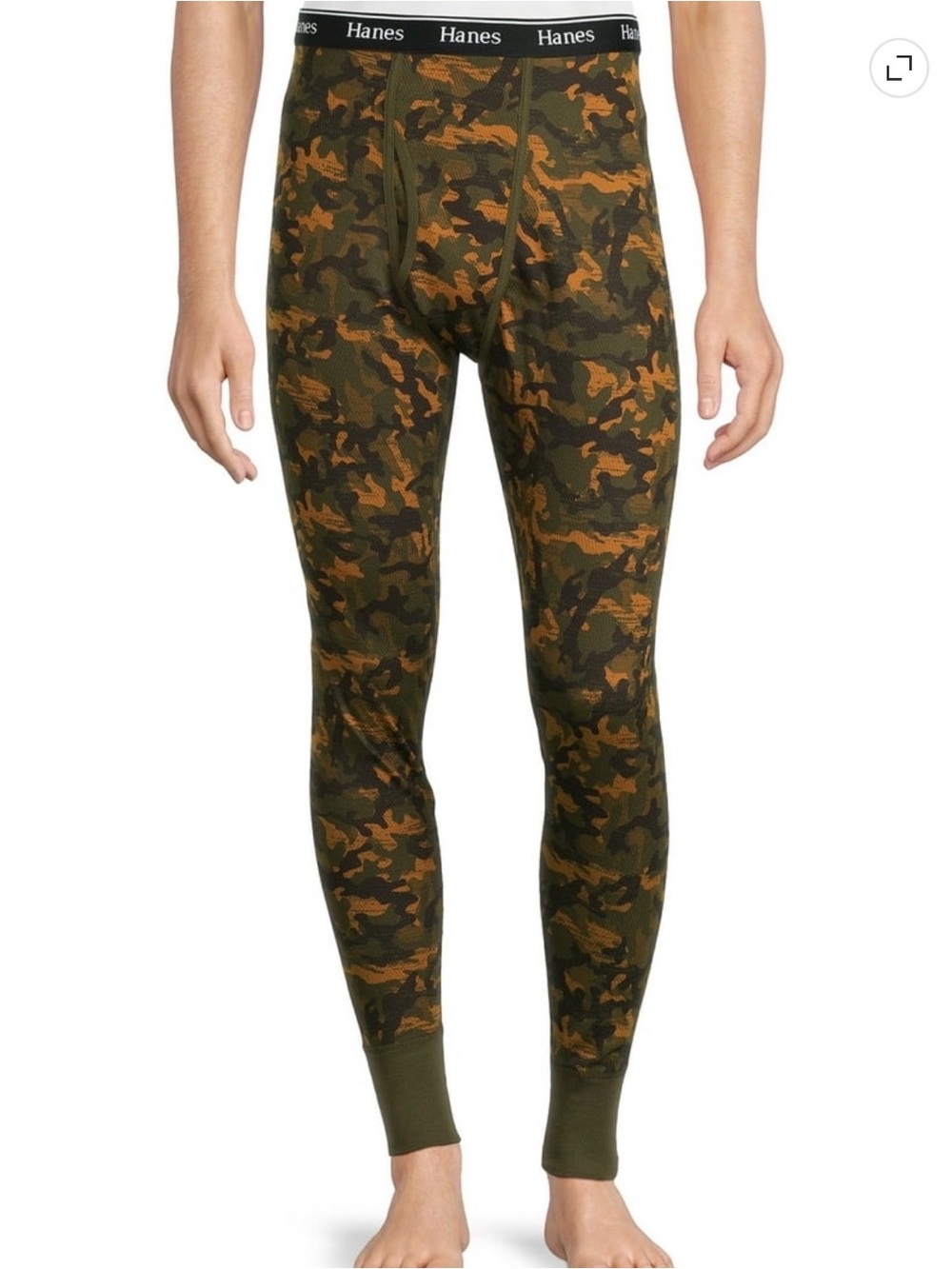 NEW thermal underwear pants men’s large hanes